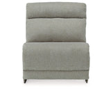 Colleyville - Seccional reclinable eléctrico de 7 piezas con chaise longue