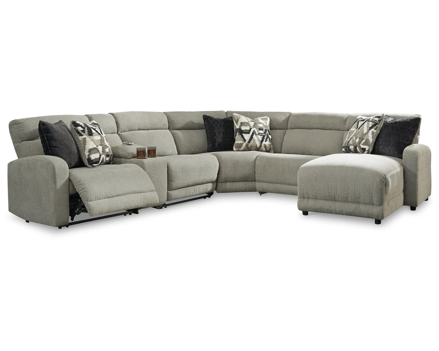 Colleyville 6-Piece Power Reclining Sectional with Chaise