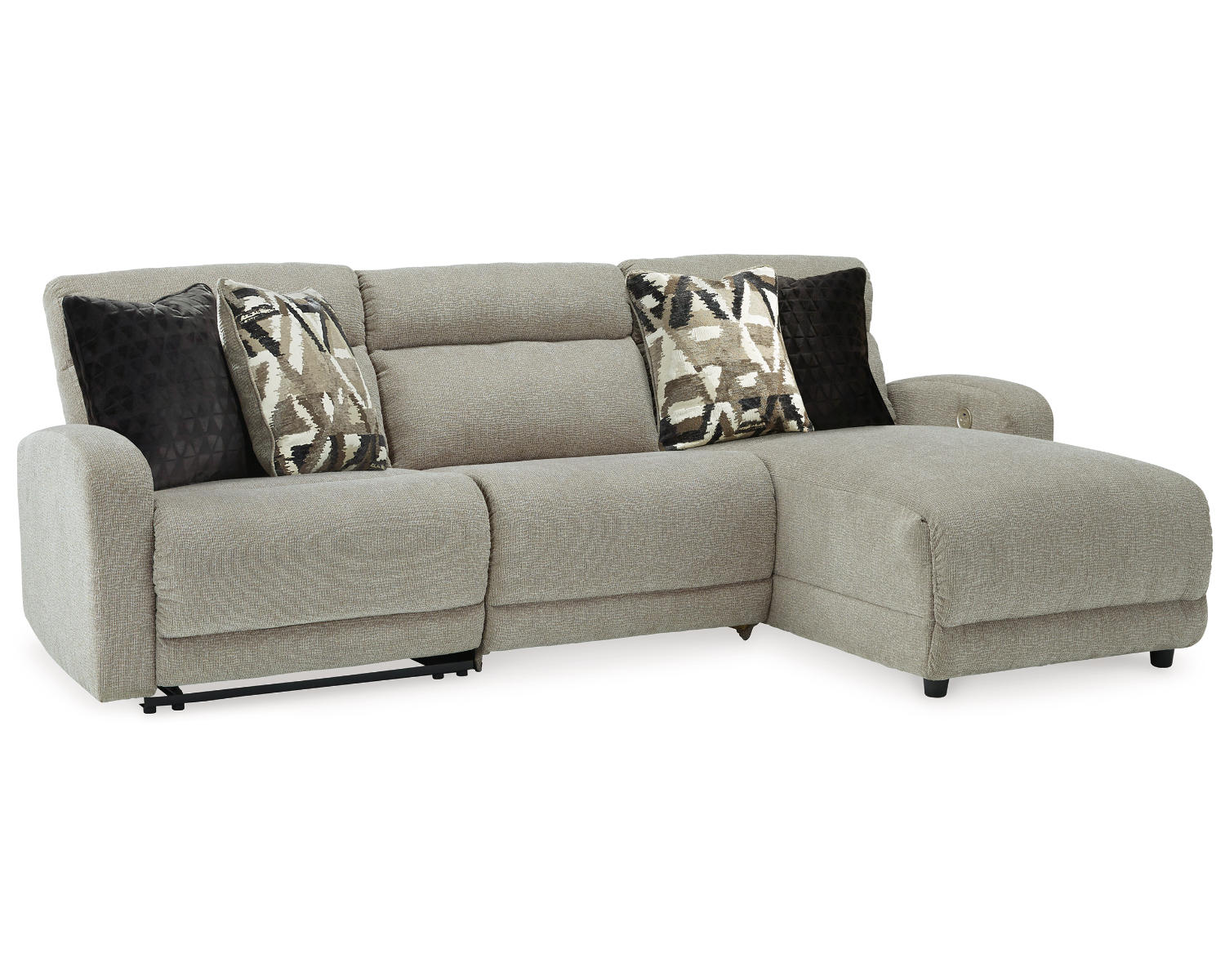 Colleyville 3-Piece Power Reclining Sectional with Chaise