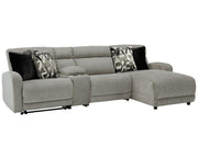 Colleyville 4-Piece Power Reclining Sectional with Chaise