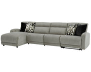 Colleyville 4-Piece Power Reclining Sectional with Chaise