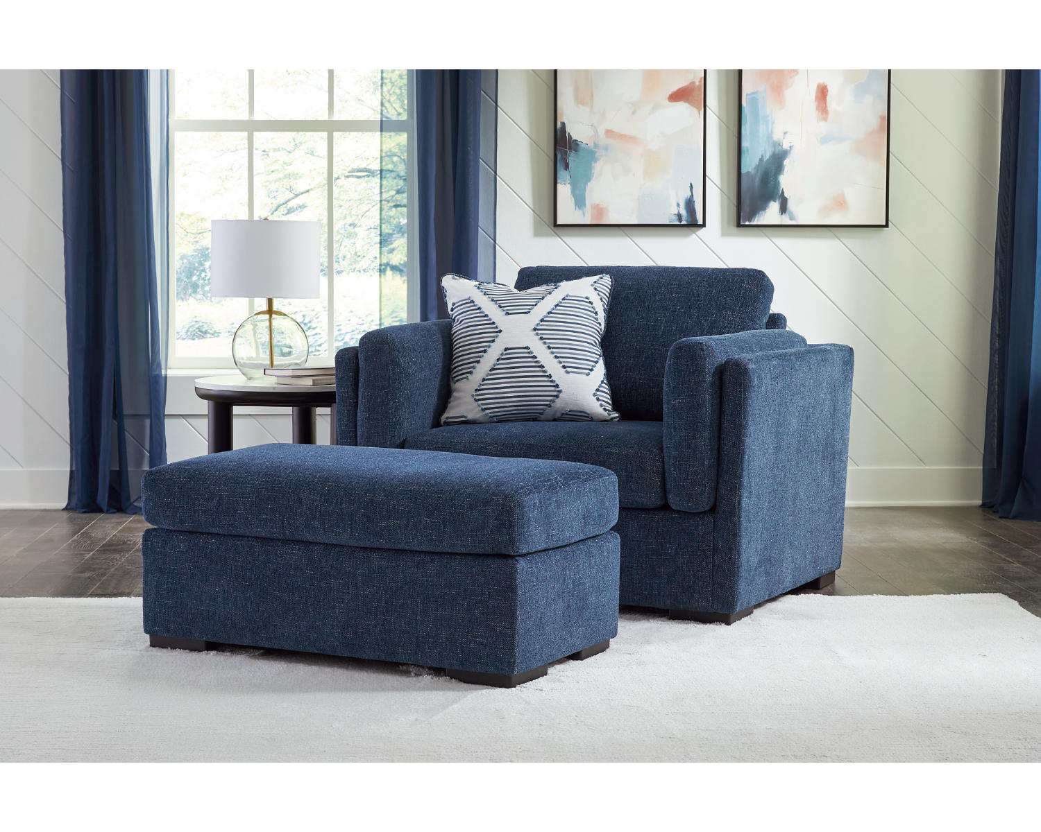 Evansley Oversized Chair and Ottoman