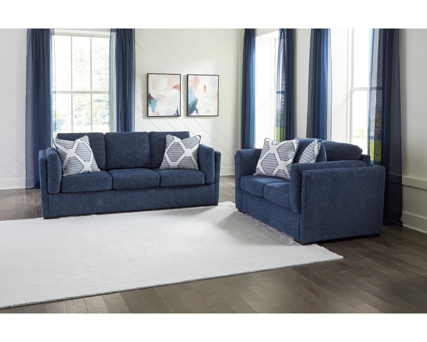 Evansley Sofa and Loveseat