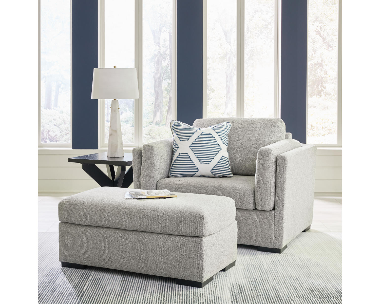 Evansley Oversized Chair and Ottoman