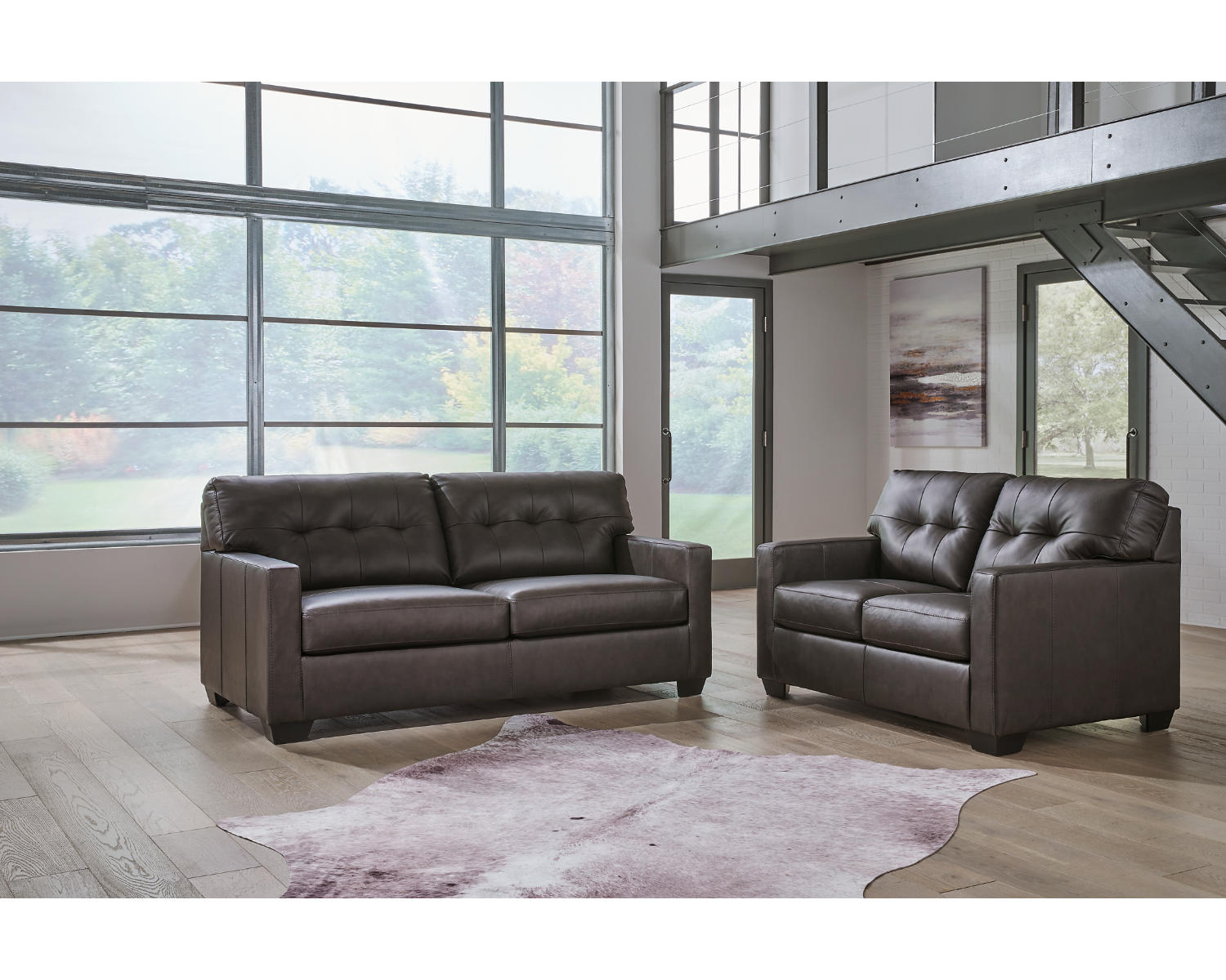 Belziani Sofa and Loveseat