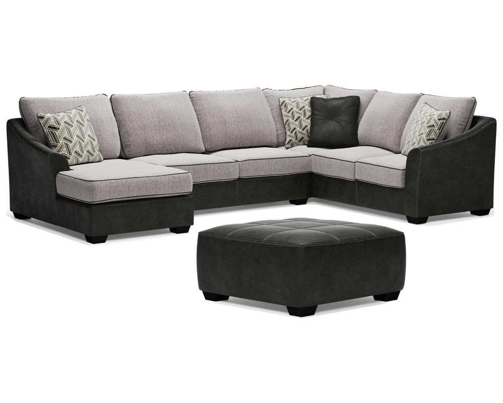 Bilgray 3-Piece Sectional with Ottoman