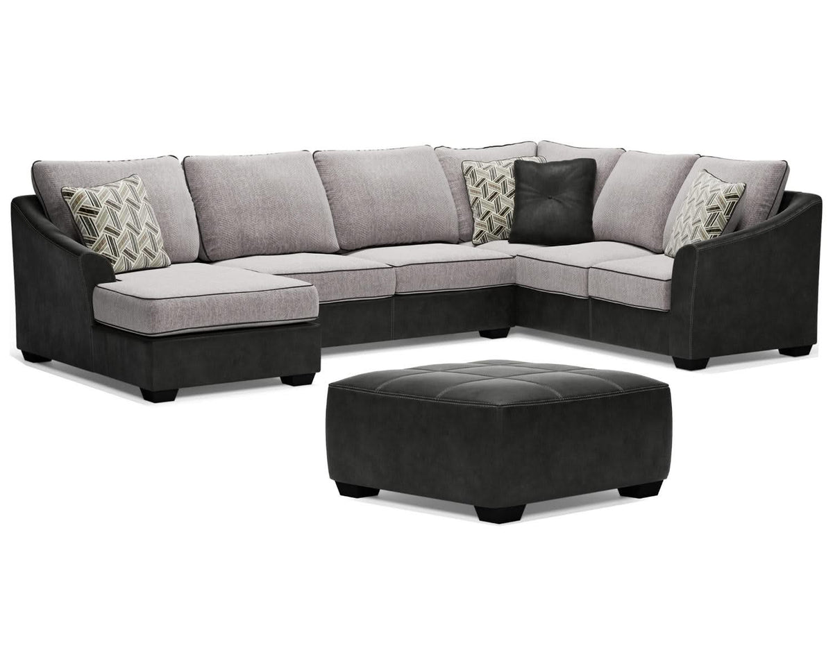 Bilgray 3-Piece Sectional with Ottoman