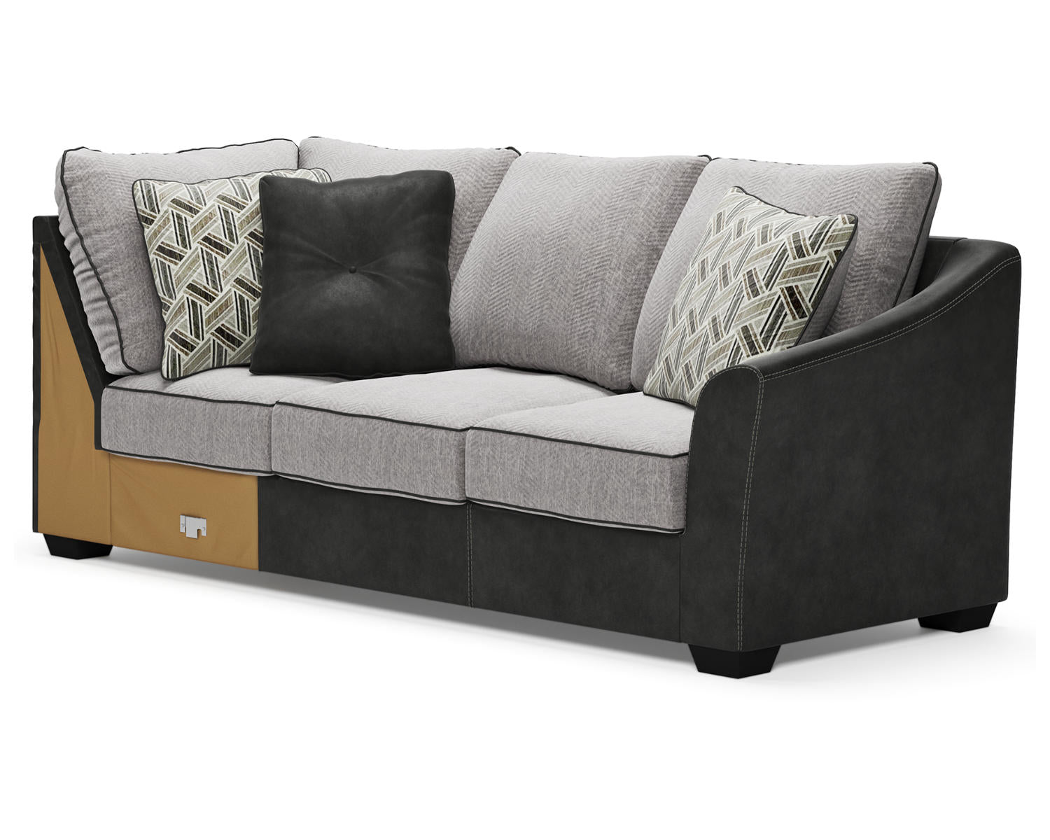 Bilgray 3-Piece Sectional with Ottoman