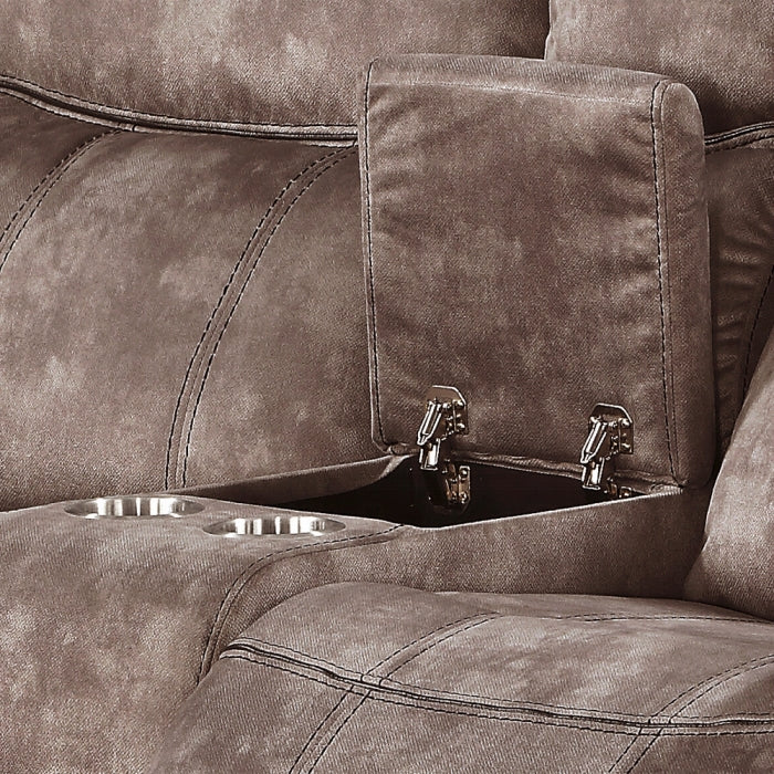Zubaida Motion Loveseat & Console W/USB