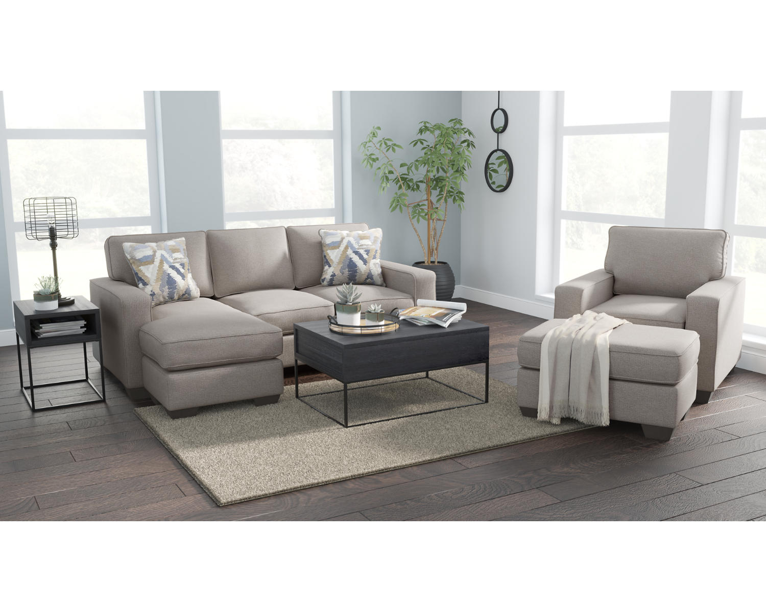Greaves Sofa Chaise and Chair