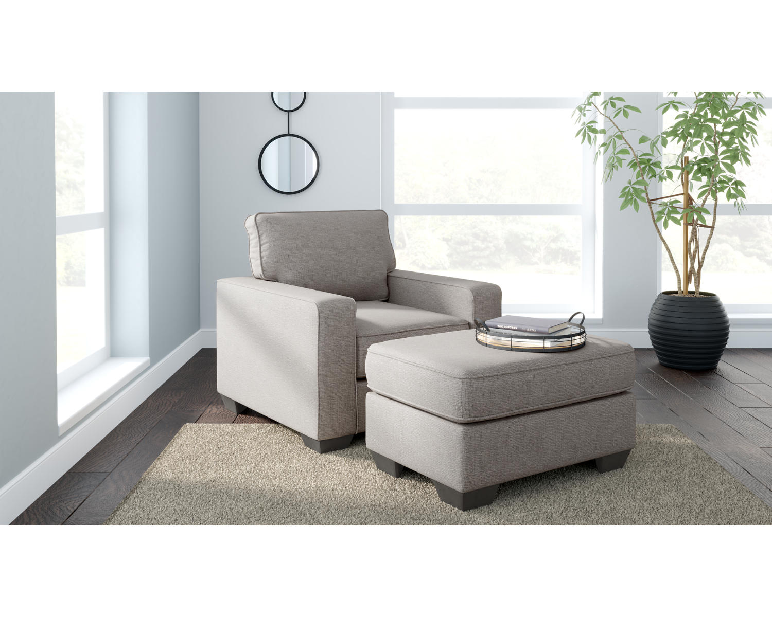 Greaves Chair and Ottoman