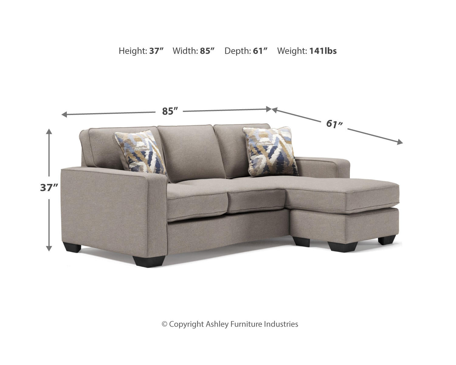 Greaves Sofa Chaise and Chair