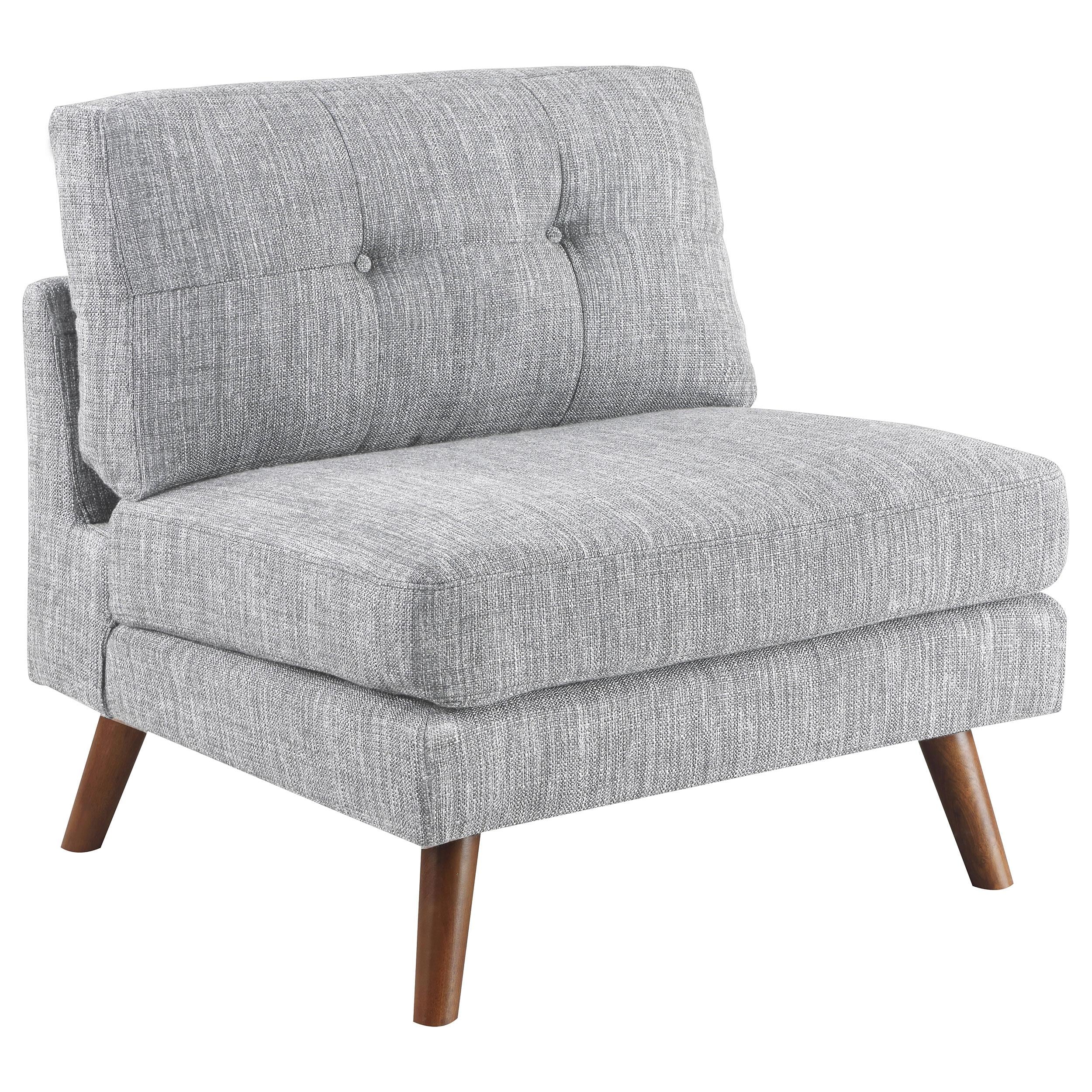 Churchill 6-piece Upholstered Modular Sectional Sofa Grey