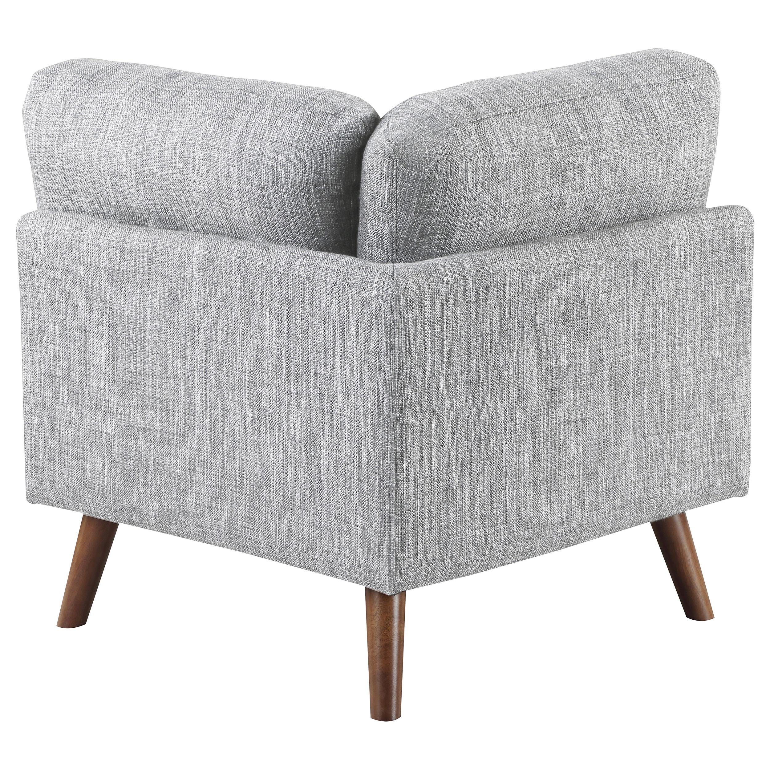 Churchill Upholstered Corner Chair Grey
