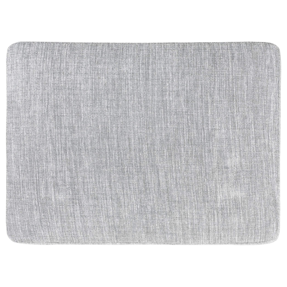 Otomana rectangular tapizada Churchill gris