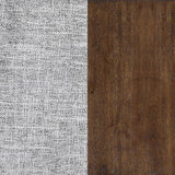 Otomana rectangular tapizada Churchill gris