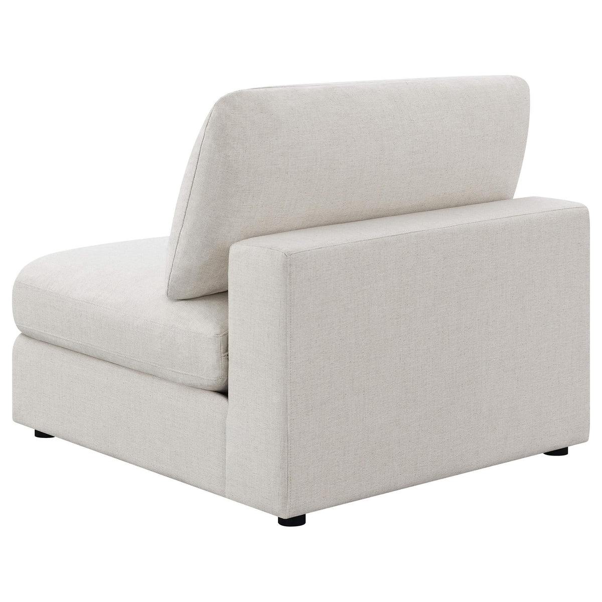 Sofá modular seccional tapizado Serene de 5 piezas en beige
