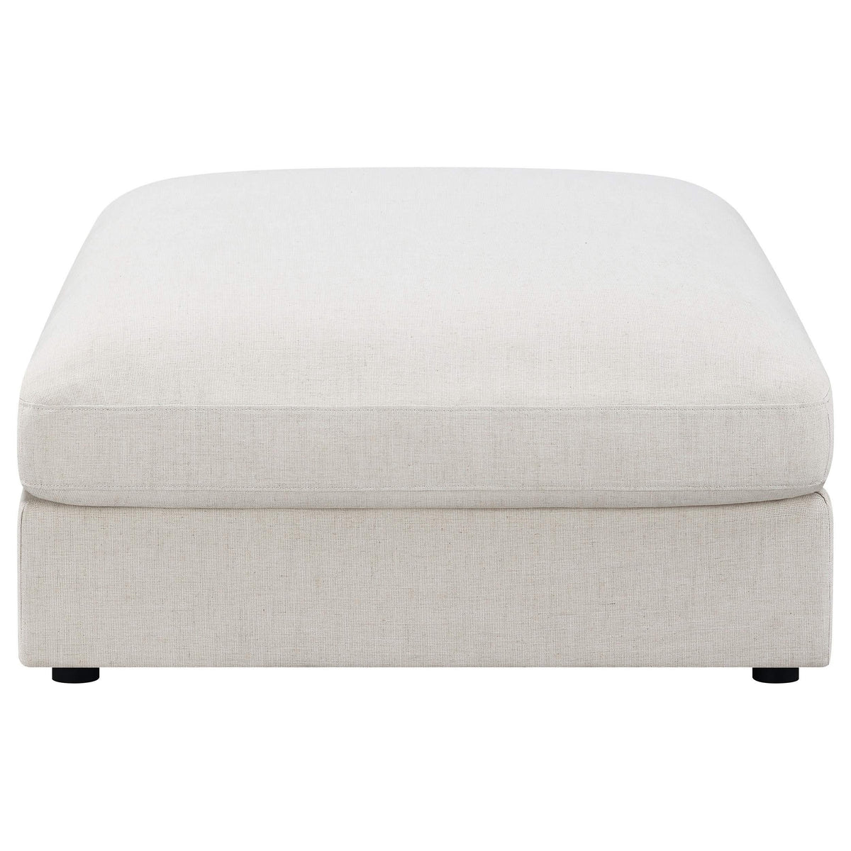 Otomana cuadrada tapizada Serene Beige