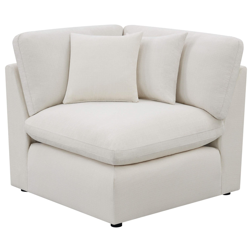 Hobson 5-piece Upholstered Modular Sectional Sofa Ivory