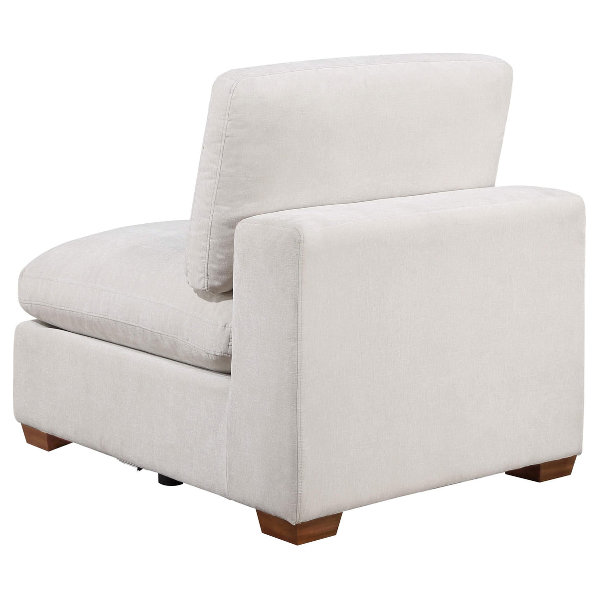 Sofá modular seccional tapizado Lakeview de 5 piezas color marfil