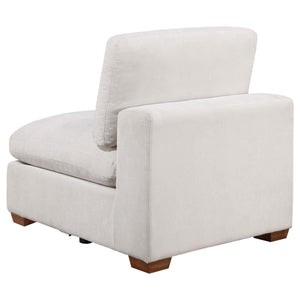 Sofá modular seccional tapizado Lakeview de 5 piezas color marfil