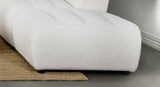 Sunny Square Upholstered Ottoman Natural