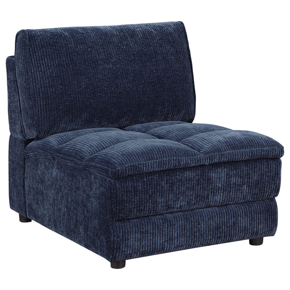 Sofá modular seccional tapizado Atlantic de 6 piezas, color azul