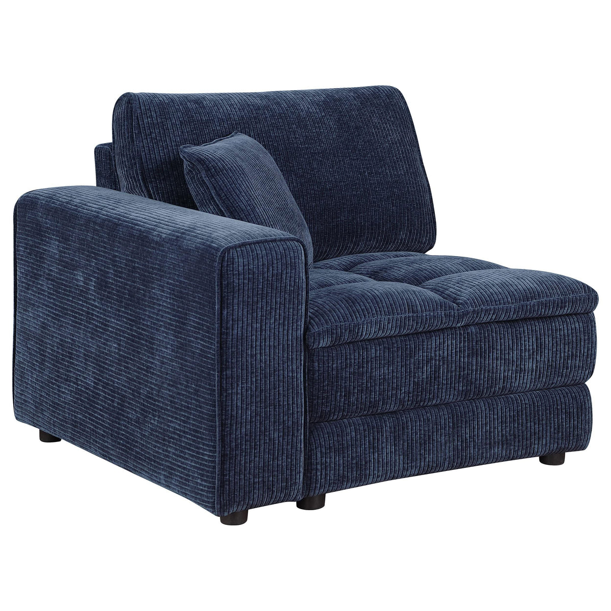 Sofá modular seccional tapizado Atlantic de 6 piezas, color azul