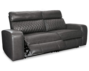 Samperstone 2-Piece Power Reclining Sectional Loveseat