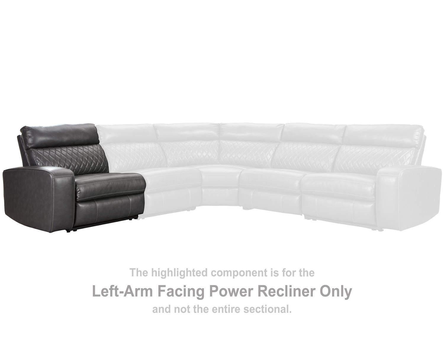 Samperstone Left-Arm Facing Power Recliner