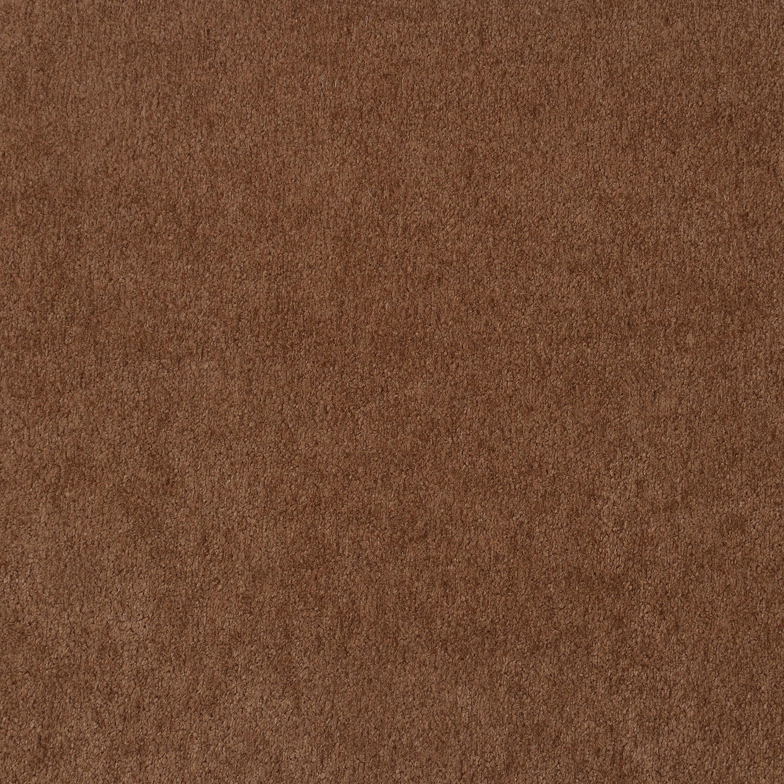 Selma Velvet Upholstered Crescent Arm Sofa Rust