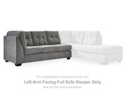 Marleton Left-Arm Facing Full Sofa Sleeper
