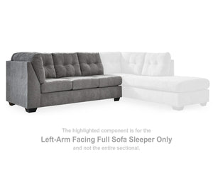 Marleton Left-Arm Facing Full Sofa Sleeper
