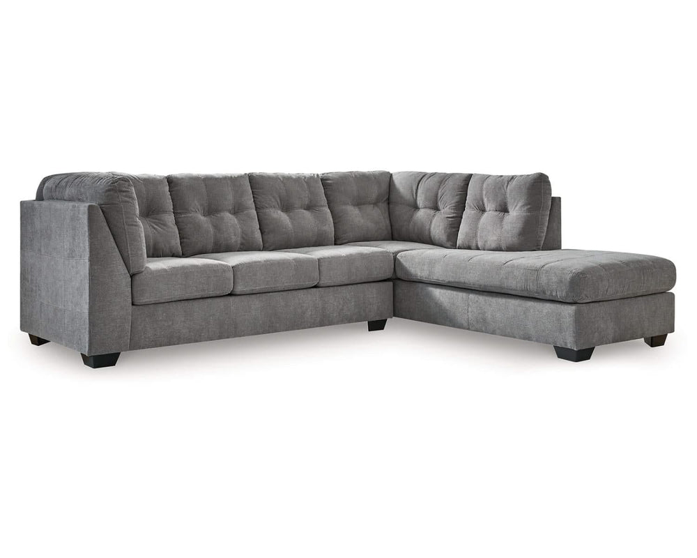 Seccional Marleton de 2 piezas con chaise longue