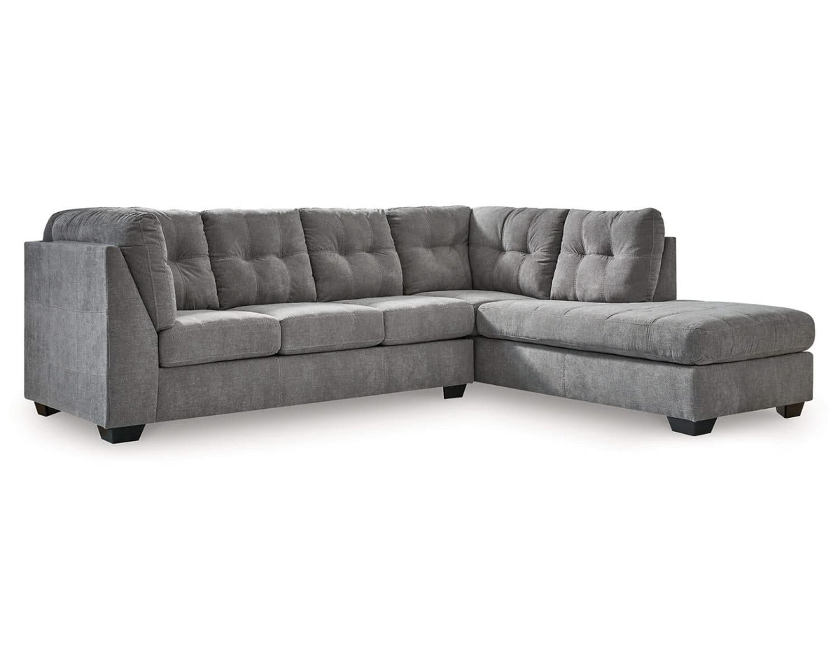 Seccional Marleton de 2 piezas con chaise longue
