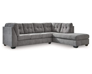 Seccional Marleton de 2 piezas con chaise longue