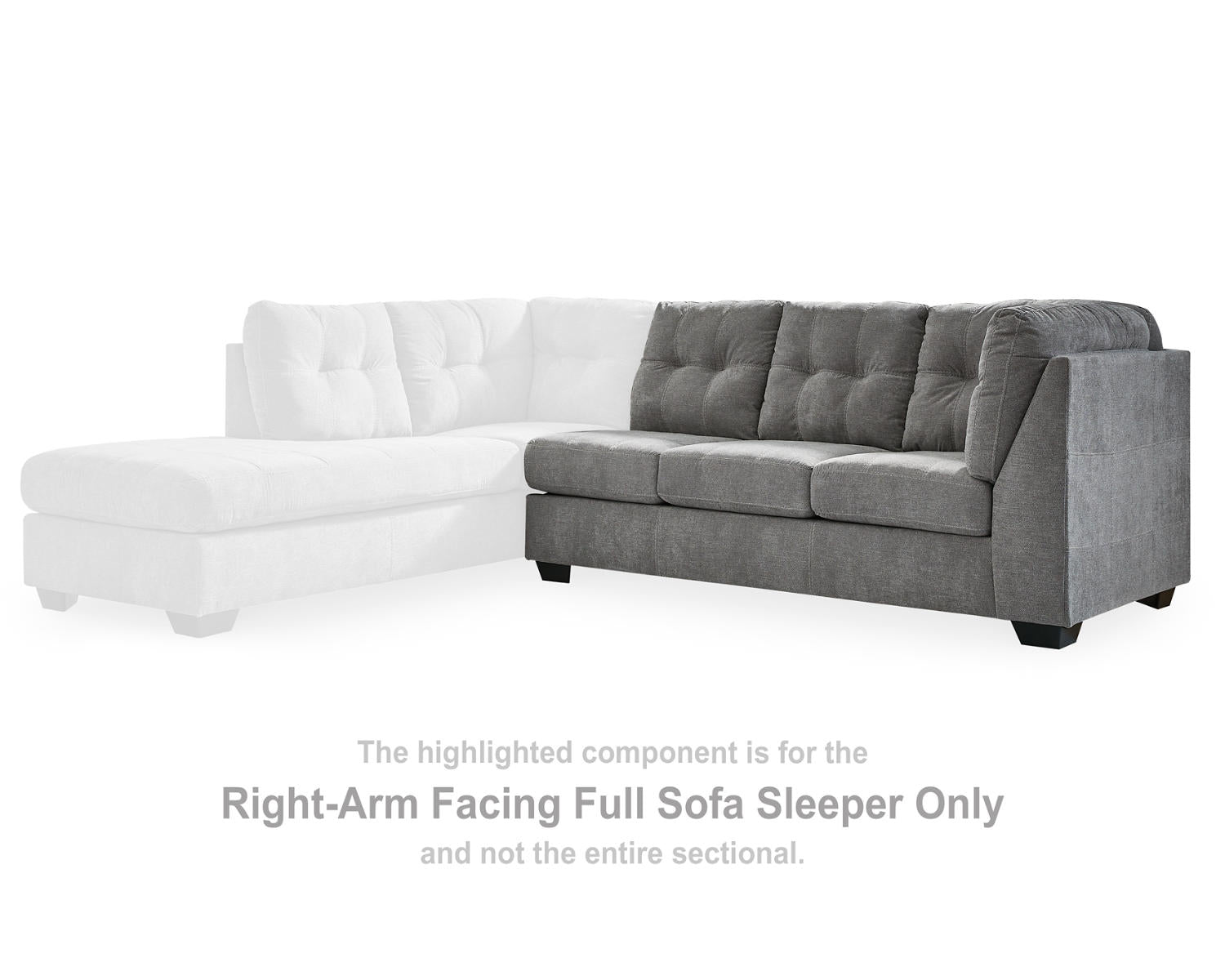 Marleton Right-Arm Facing Full Sofa Sleeper