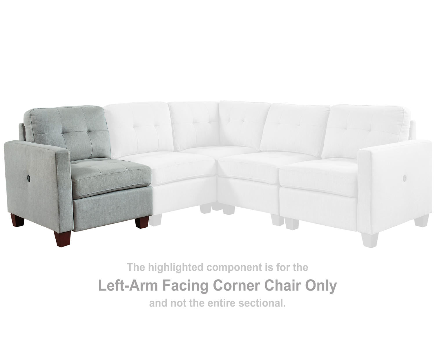 Edlie Left-Arm Facing Corner Chair