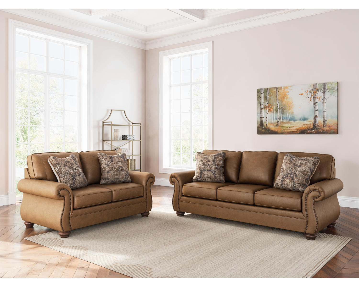 Chasemore Sofa and Loveseat