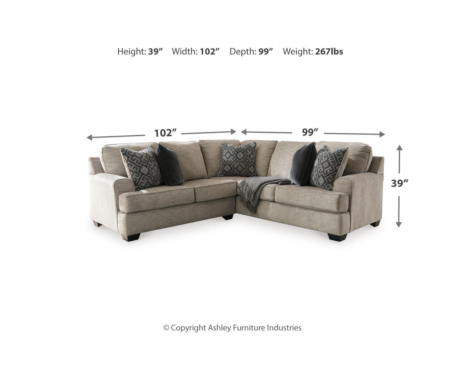 Bovarian 2-Piece Sectional