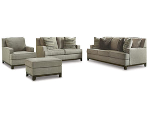 Sofá, loveseat, silla y otomana Kaywood