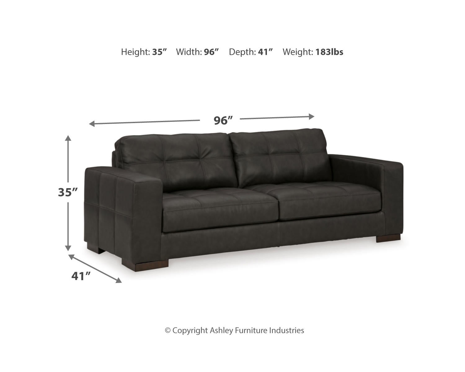 Luigi Sofa, Loveseat, Oversized Chair and Ottoman