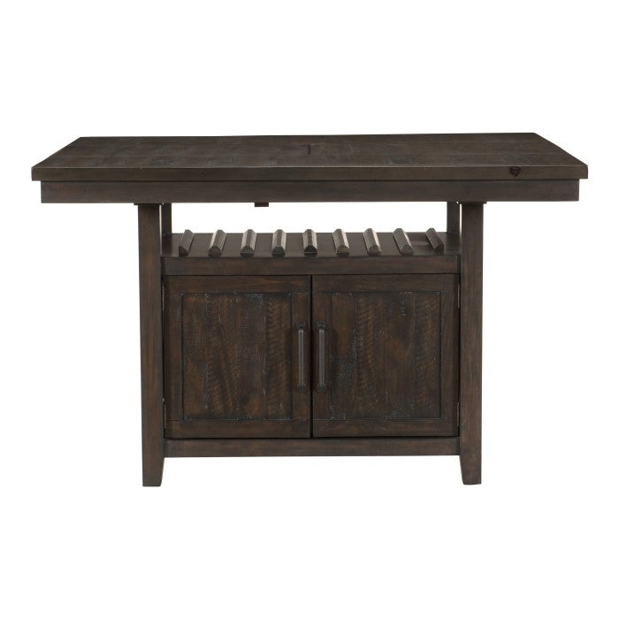 Oxton Collection Counter Height Table with Storage Base