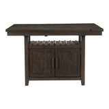 Oxton Collection Counter Height Table with Storage Base