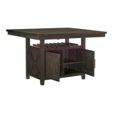 Oxton Collection Counter Height Table with Storage Base