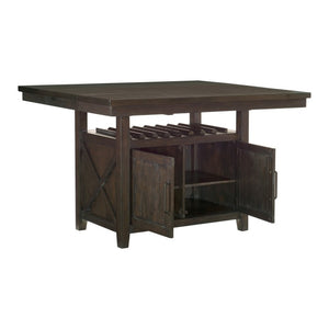 Oxton Collection Counter Height Table with Storage Base