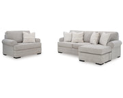 Eastonbridge Sofa Chaise and Oversized Chair