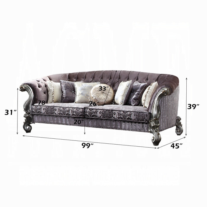 Versailles Sofa W/7 Pillows