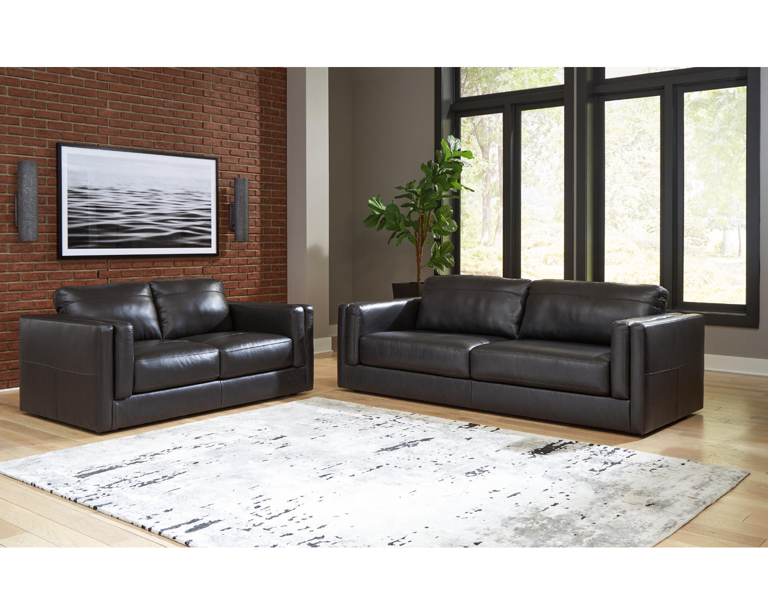 Amiata Sofa and Loveseat