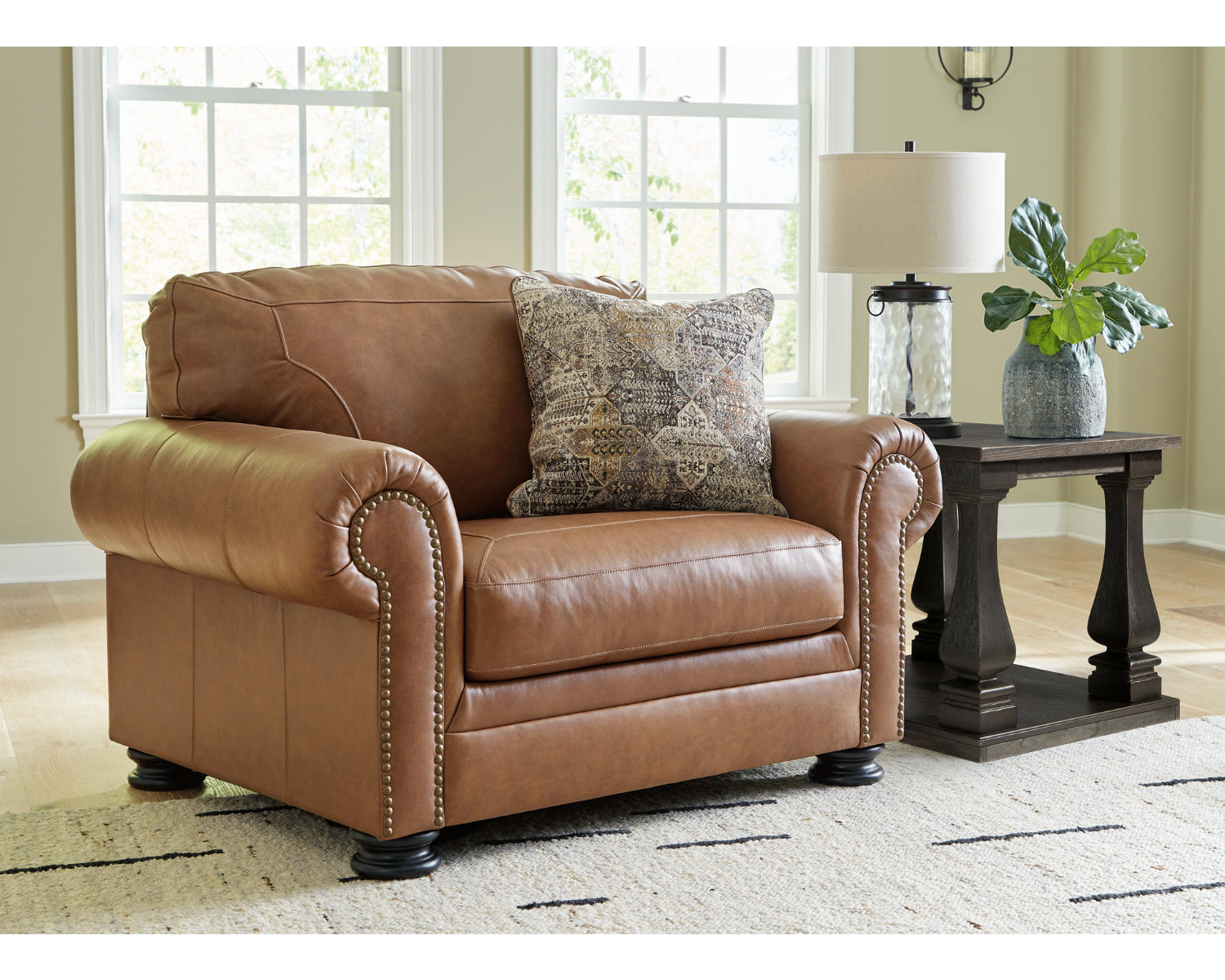 Carianna Oversized Chair and Ottoman